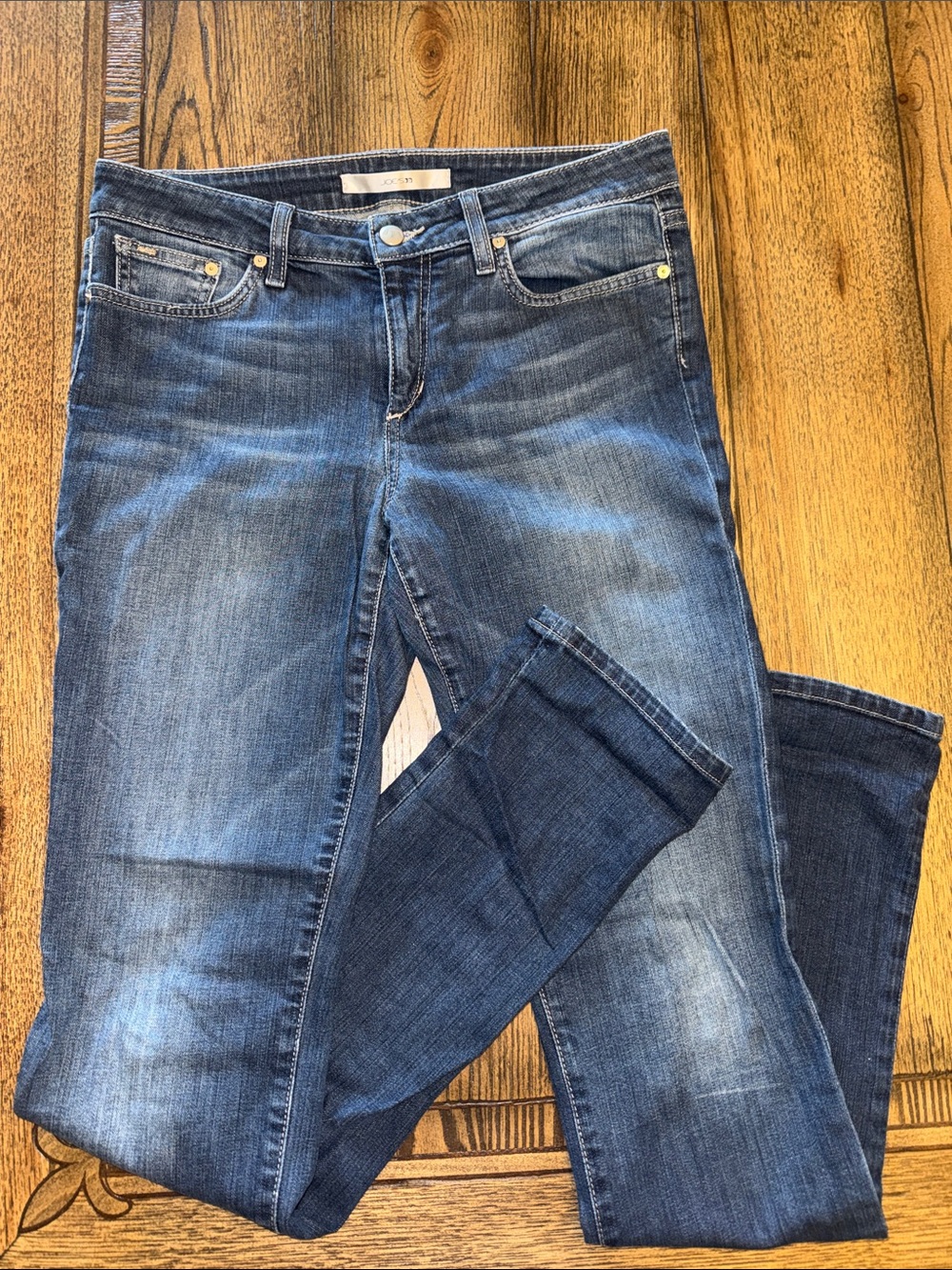 Joe's Jeans Skinny Visionaire Women's Dark Blue Skinny Jeans with Faded Wash